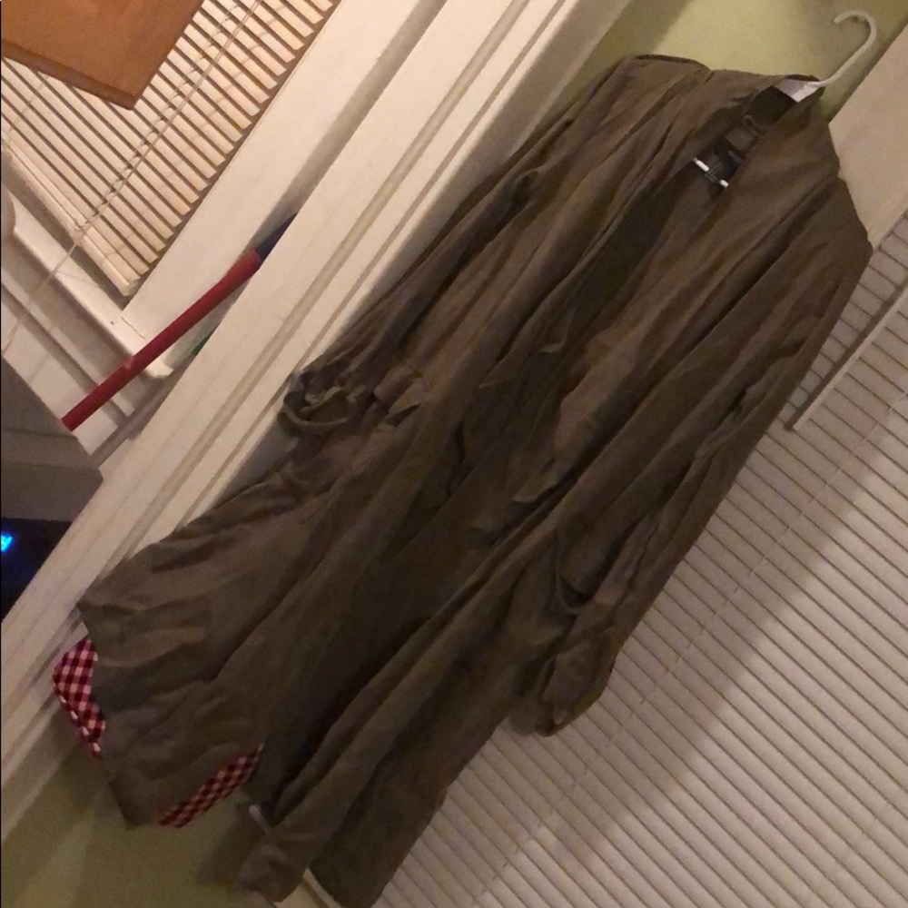 Dressy trench coat